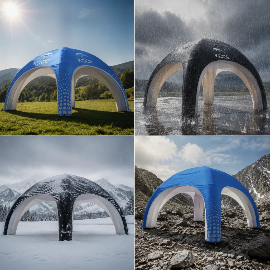 Carpa hinchable a medida