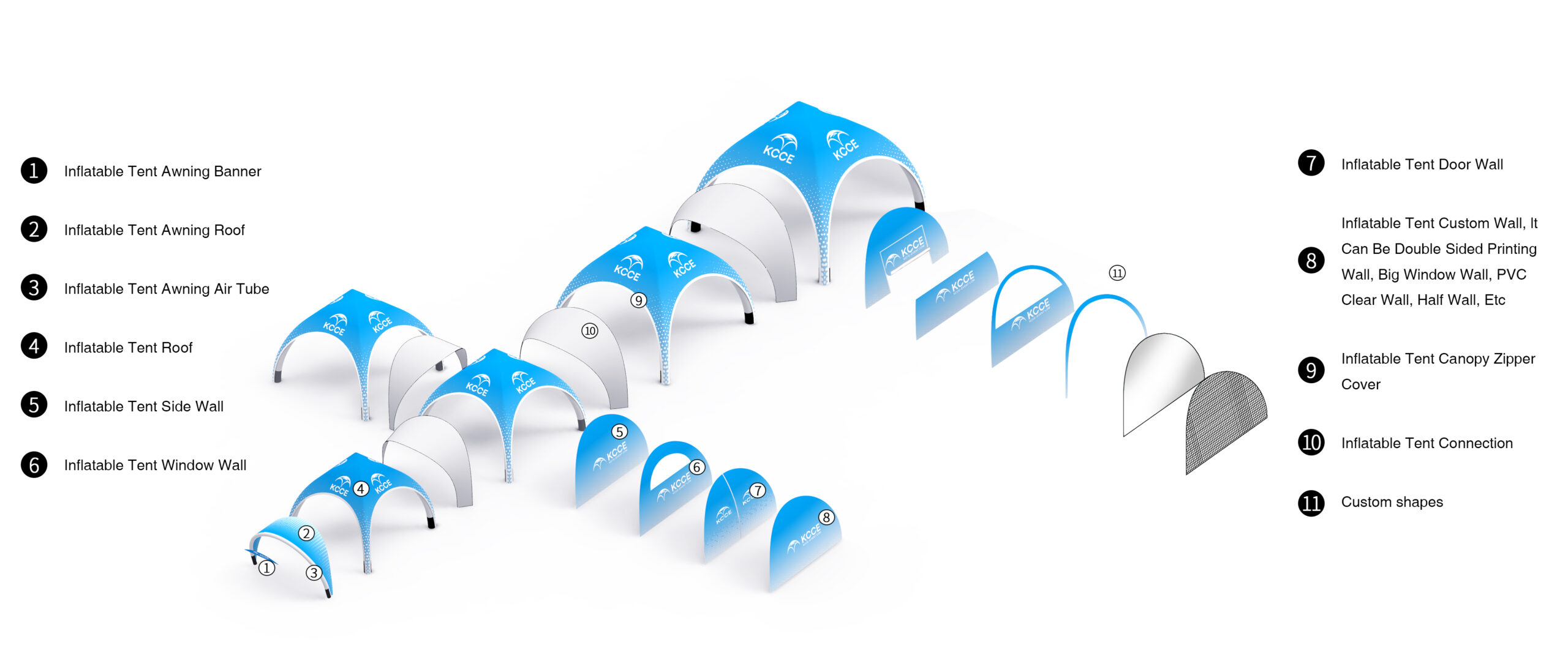 inflatable advertising tent