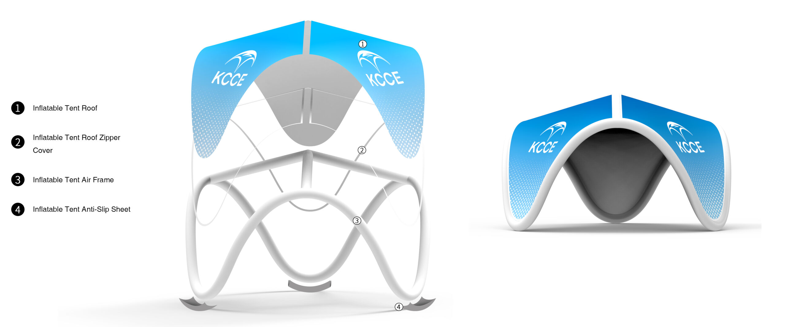 air tent with canopy