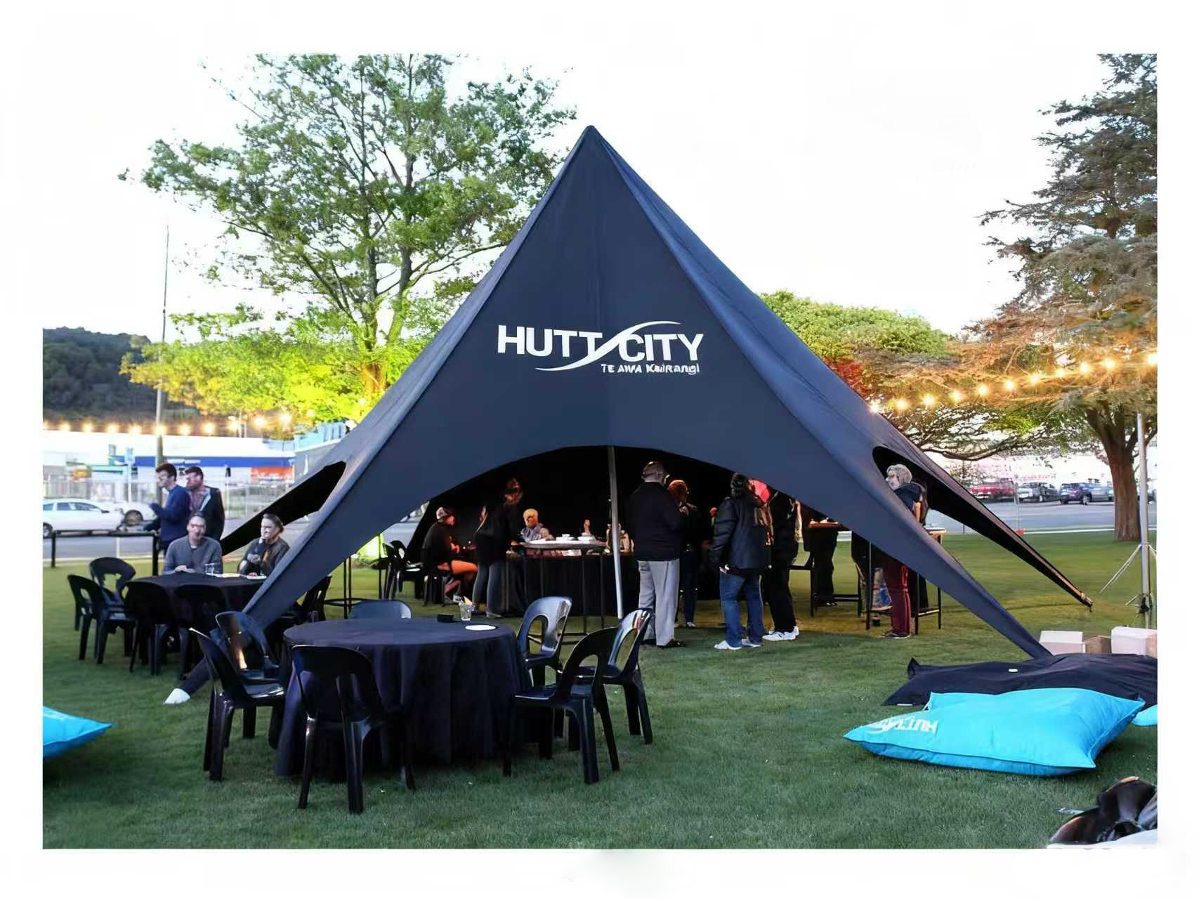 air tent with canopy