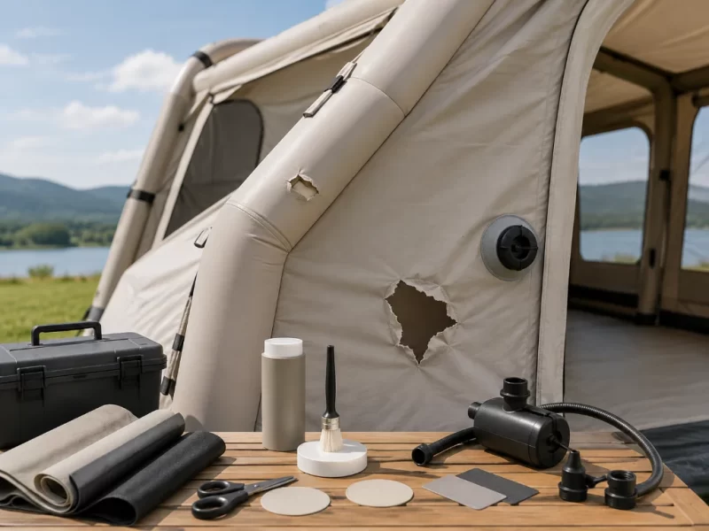 Tips For Fixing Minor And Major Inflatable Tent Damage