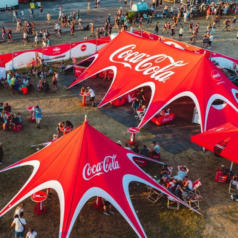 air tent with canopy