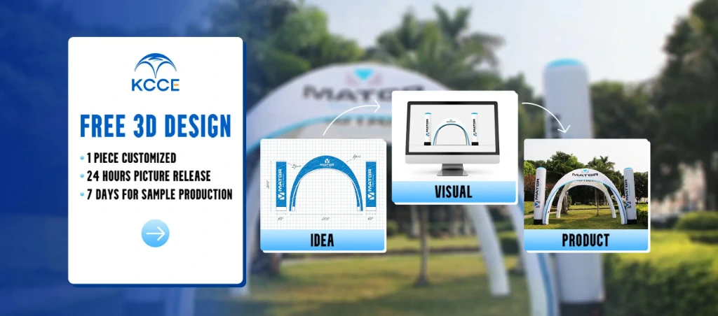 KCCE Factory Production Line - Manufacturing Inflatable Event Tents Since 2006
