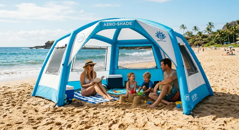 Blow-Up Beach Tent Blow-Up Beach Tent