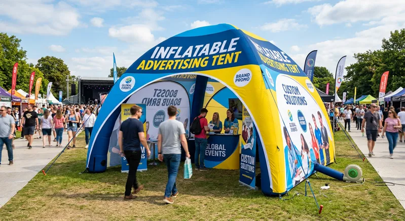 Tenda de publicidade inflável