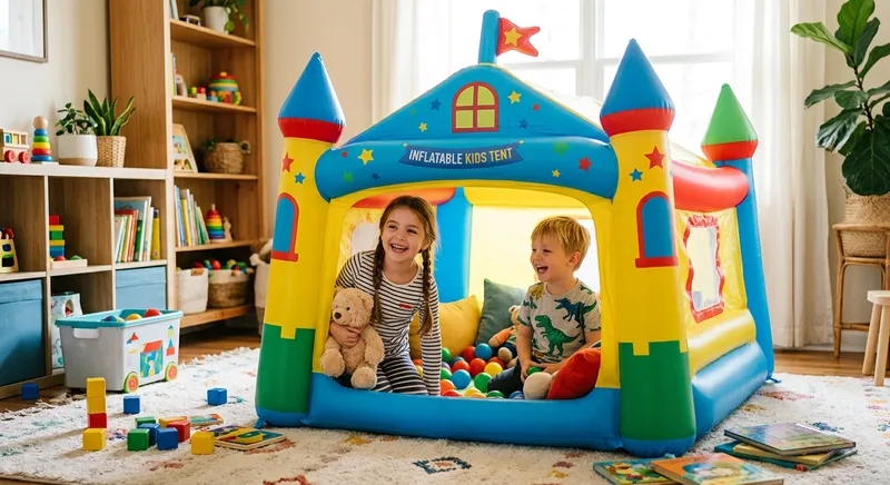 tenda pneumatica con tettoia