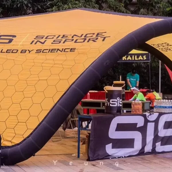 Tenda de publicidade inflável