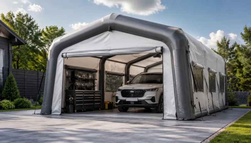 Opblaasbare Garagetent
