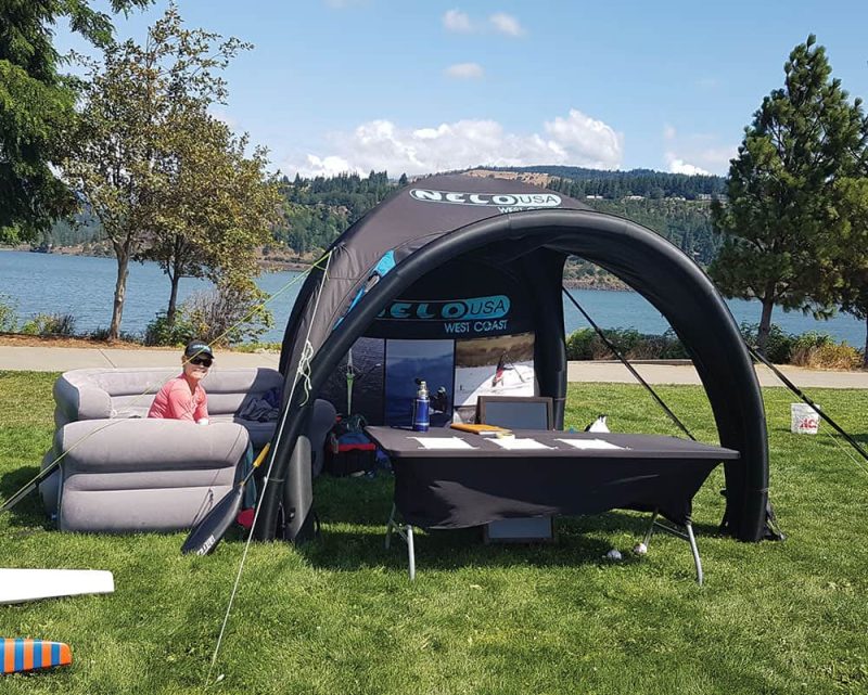 tenda gonfiabile personalizzata