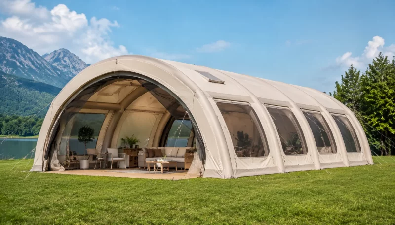 Custom Extended Inflatable Tent