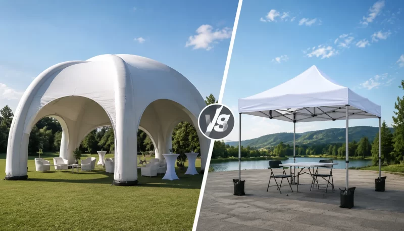 Inflatable Event Tent Vs Pop Up Canopy Which To Choose