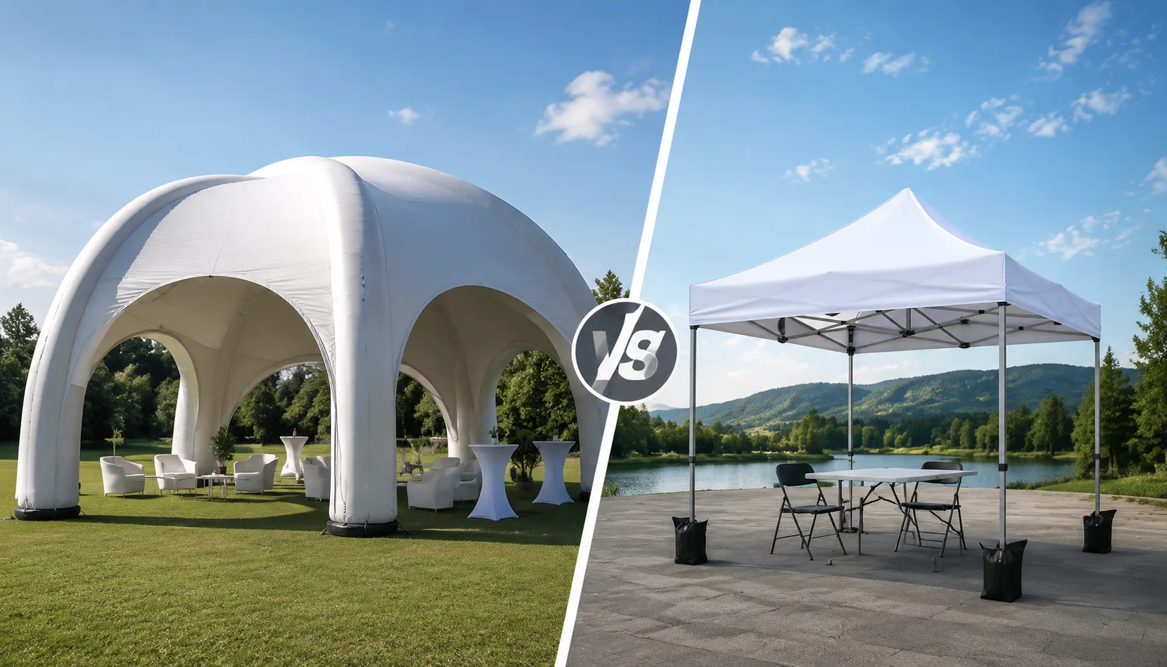 Inflatable Event Tent Vs Pop Up Canopy Which To Choose