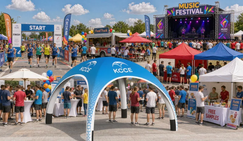 Application Scenarios For Inflatable Advertising Tents
